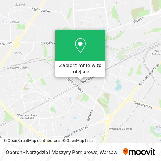 Mapa Oberon - Narzędzia i Maszyny Pomiarowe