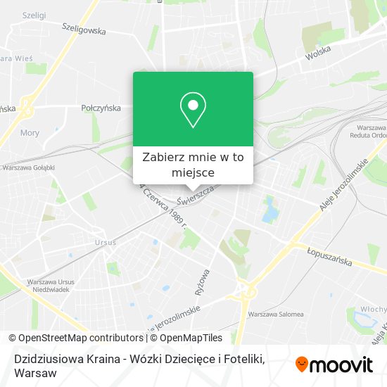 Mapa Dzidziusiowa Kraina - Wózki Dziecięce i Foteliki