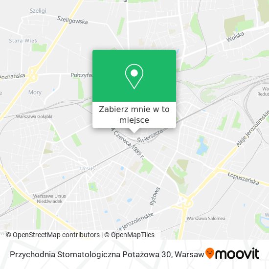 Mapa Przychodnia Stomatologiczna Potażowa 30