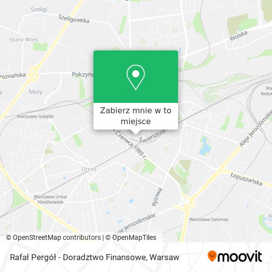 Mapa Rafał Pergół - Doradztwo Finansowe