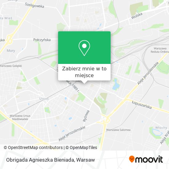 Mapa Obrigada Agnieszka Bieniada