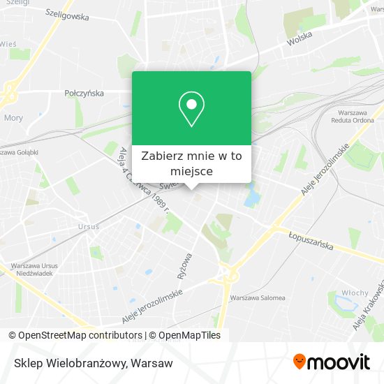 Mapa Sklep Wielobranżowy