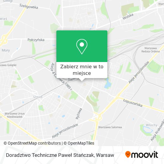 Mapa Doradztwo Techniczne Paweł Stańczak