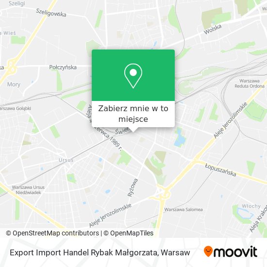 Mapa Export Import Handel Rybak Małgorzata