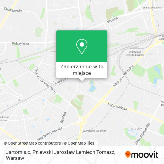 Mapa Jartom s.c. Pniewski Jarosław Lemiech Tomasz