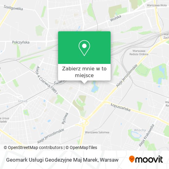 Mapa Geomark Usługi Geodezyjne Maj Marek