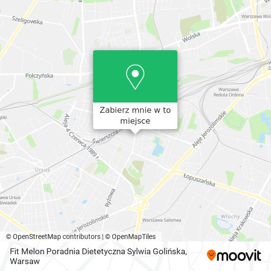 Mapa Fit Melon Poradnia Dietetyczna Sylwia Golińska