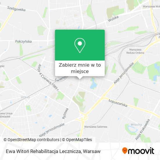 Mapa Ewa Witoń Rehabilitacja Lecznicza