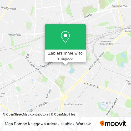 Mapa Mga Pomoc Księgowa Arleta Jakubiak