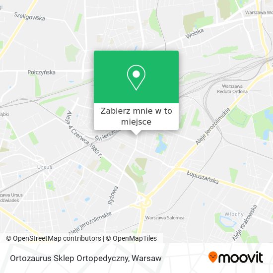 Mapa Ortozaurus Sklep Ortopedyczny