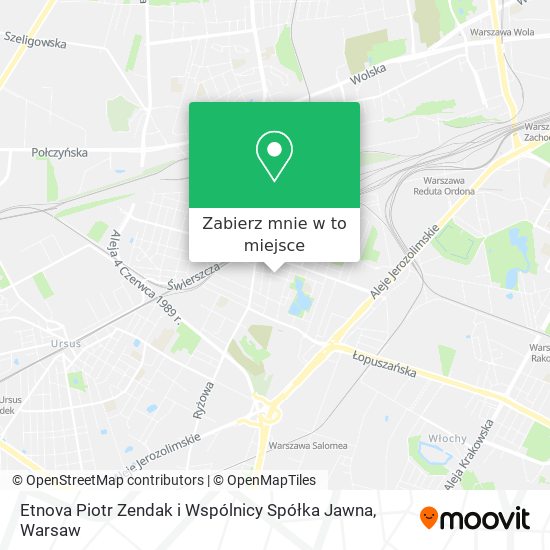 Mapa Etnova Piotr Zendak i Wspólnicy Spółka Jawna