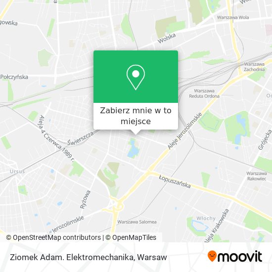 Mapa Ziomek Adam. Elektromechanika