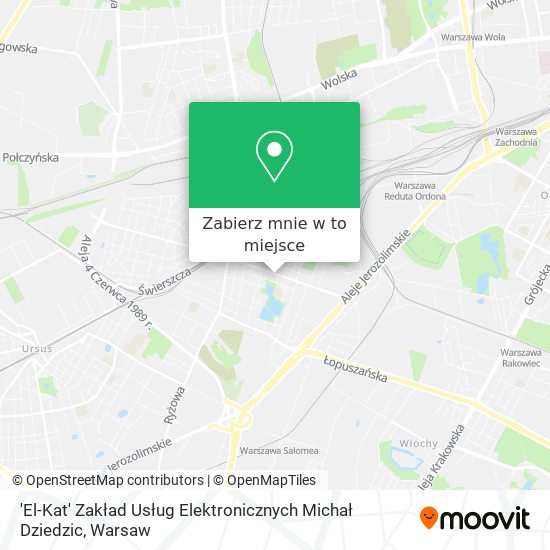 Mapa 'El-Kat' Zakład Usług Elektronicznych Michał Dziedzic