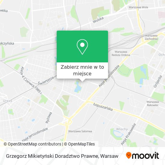 Mapa Grzegorz Mikietyński Doradztwo Prawne