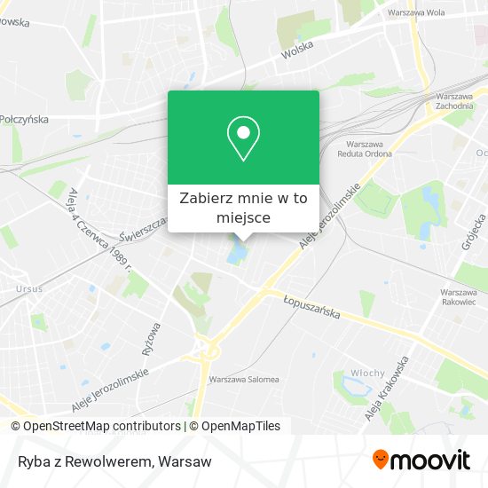 Mapa Ryba z Rewolwerem