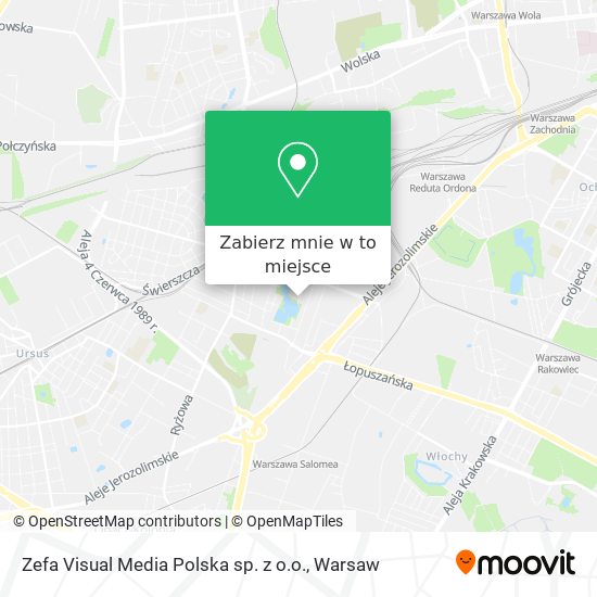 Mapa Zefa Visual Media Polska sp. z o.o.