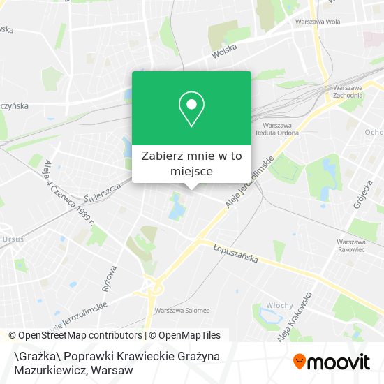 Mapa \Grażka\ Poprawki Krawieckie Grażyna Mazurkiewicz