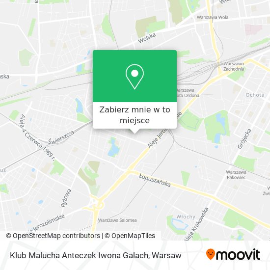 Mapa Klub Malucha Anteczek Iwona Galach