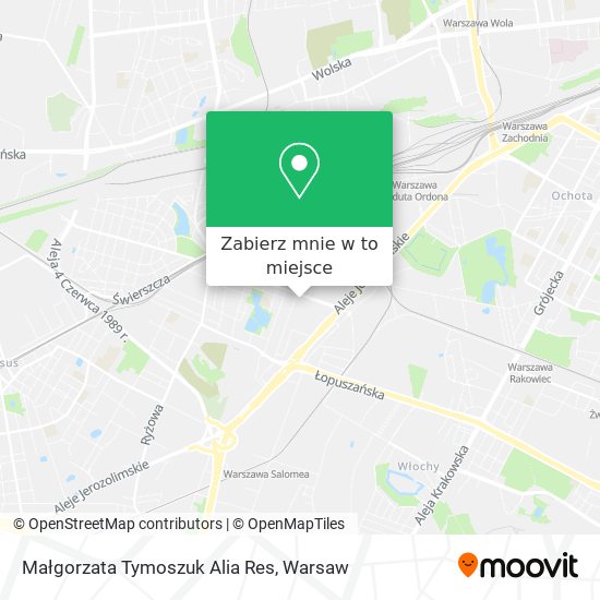 Mapa Małgorzata Tymoszuk Alia Res