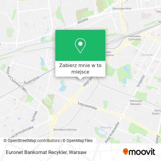 Mapa Euronet Bankomat Recykler