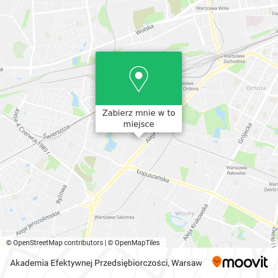 Mapa Akademia Efektywnej Przedsiębiorczości