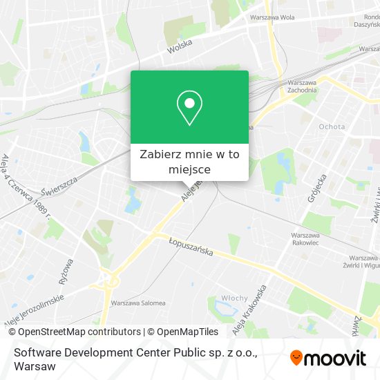 Mapa Software Development Center Public sp. z o.o.