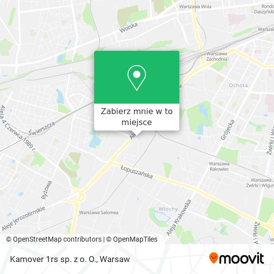 Mapa Kamover 1rs sp. z o. O.