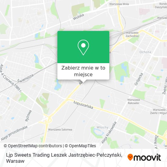 Mapa Ljp Sweets Trading Leszek Jastrzębiec-Pełczyński