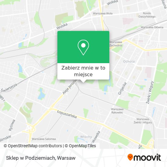 Mapa Sklep w Podziemiach