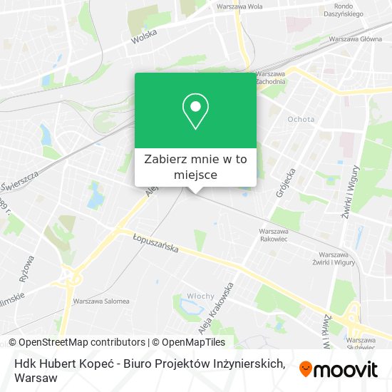 Mapa Hdk Hubert Kopeć - Biuro Projektów Inżynierskich