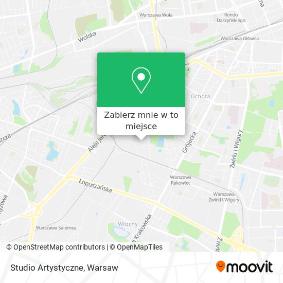 Mapa Studio Artystyczne