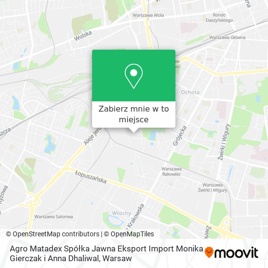 Mapa Agro Matadex Spółka Jawna Eksport Import Monika Gierczak i Anna Dhaliwal