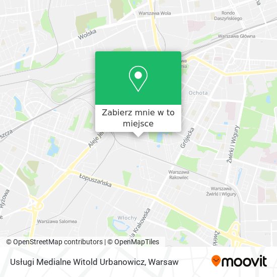 Mapa Usługi Medialne Witold Urbanowicz