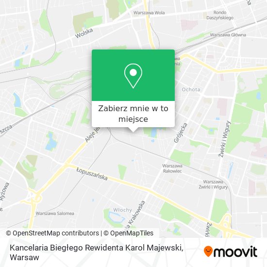 Mapa Kancelaria Biegłego Rewidenta Karol Majewski