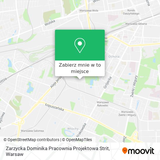 Mapa Zarzycka Dominika Pracownia Projektowa Strit