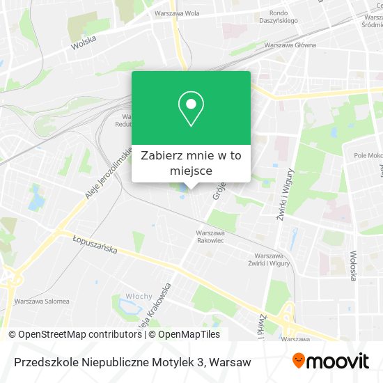 Mapa Przedszkole Niepubliczne Motylek 3