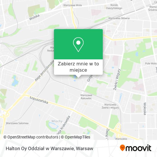 Mapa Halton Oy Oddział w Warszawie