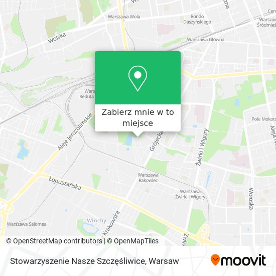 Mapa Stowarzyszenie Nasze Szczęśliwice