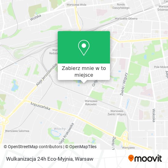 Mapa Wulkanizacja 24h Eco-Myjnia