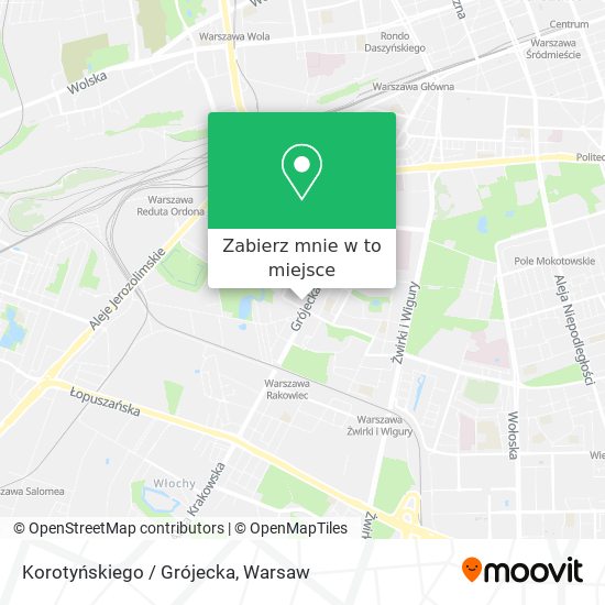 Mapa Korotyńskiego / Grójecka