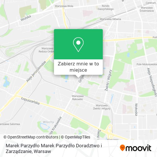 Mapa Marek Parzydło Marek Parzydło Doradztwo i Zarządzanie