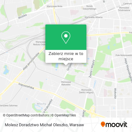 Mapa Molesz Doradztwo Michał Oleszko