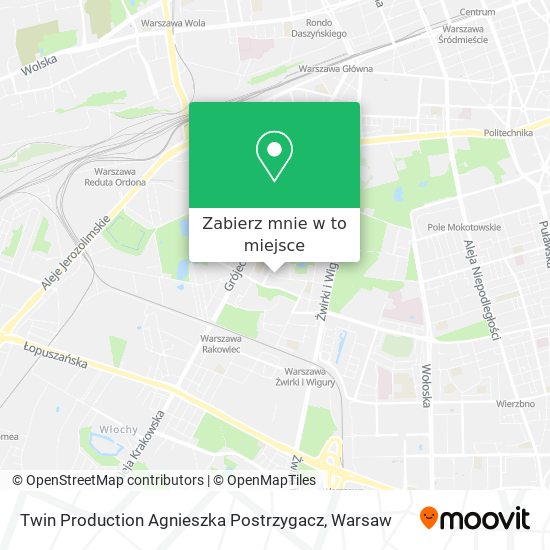 Mapa Twin Production Agnieszka Postrzygacz