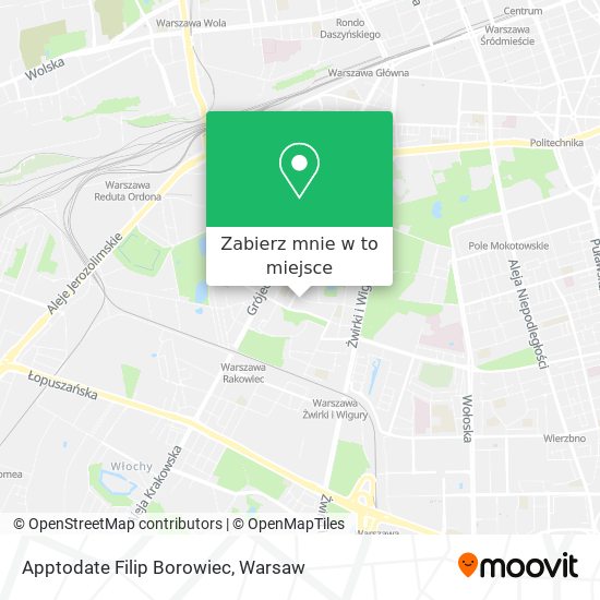 Mapa Apptodate Filip Borowiec