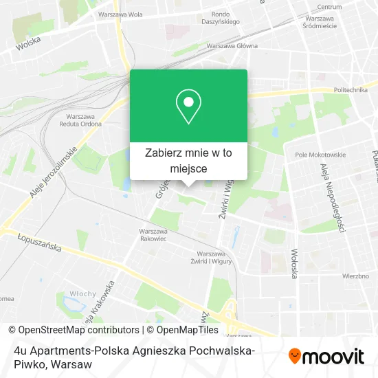 Mapa 4u Apartments-Polska Agnieszka Pochwalska-Piwko