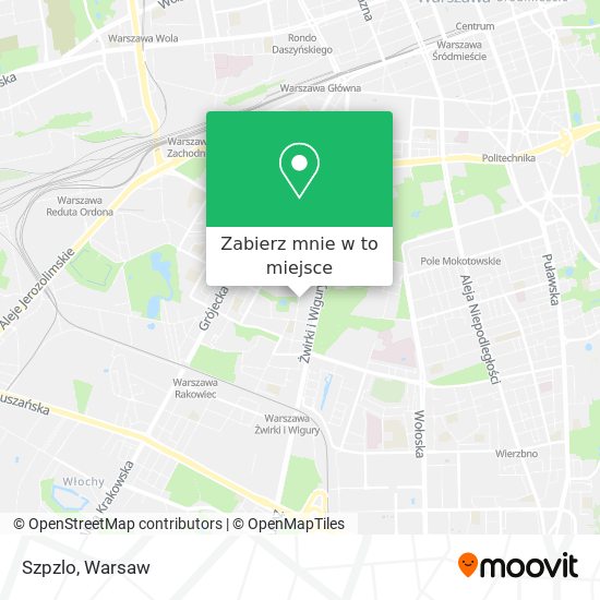 Mapa Szpzlo