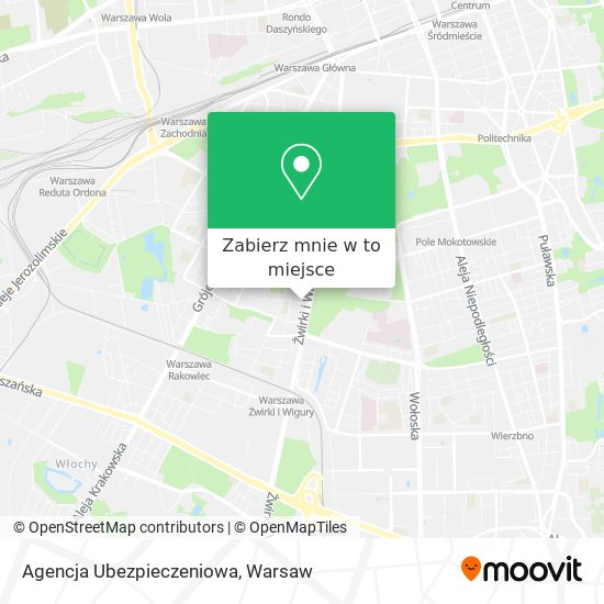 Mapa Agencja Ubezpieczeniowa