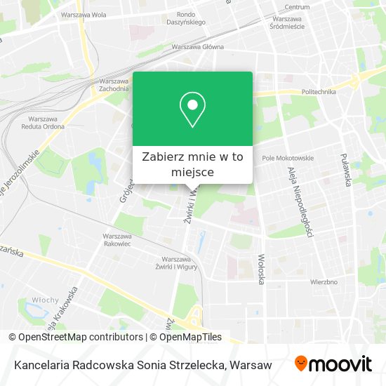 Mapa Kancelaria Radcowska Sonia Strzelecka