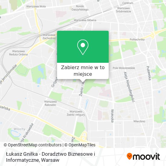 Mapa Łukasz Gniłka - Doradztwo Biznesowe i Informatyczne