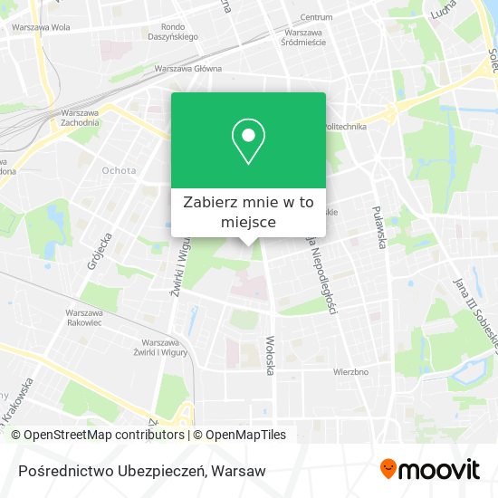 Mapa Pośrednictwo Ubezpieczeń